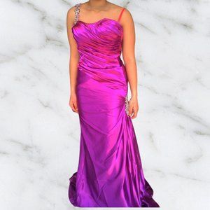 Maggie Sottero Petite Purple Prom or Pageant Dress